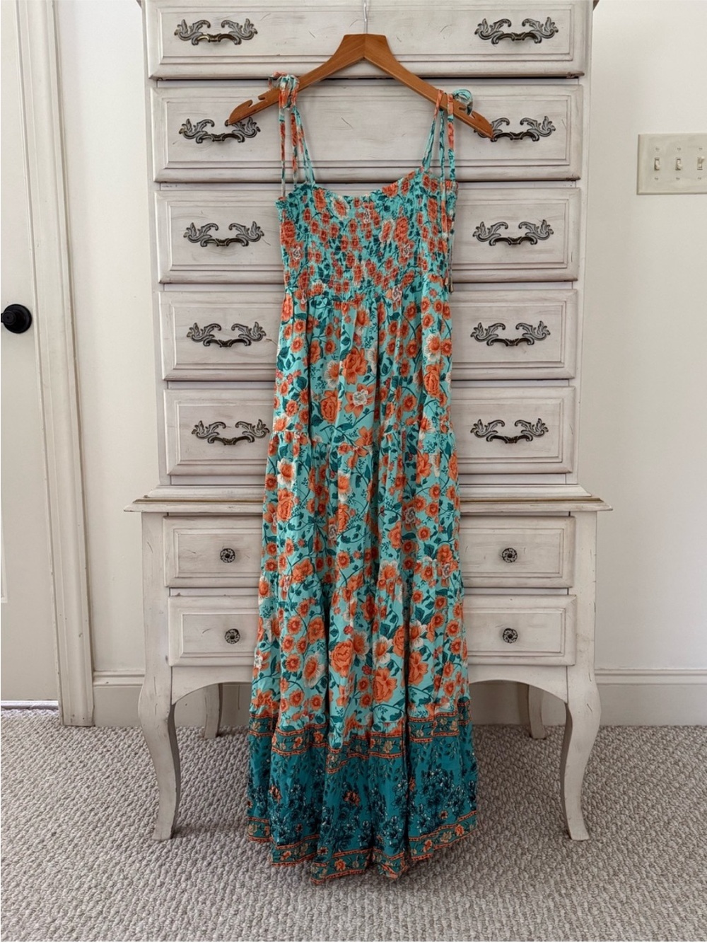 Boho Floral Maxi Dress - Picture 2 of 5